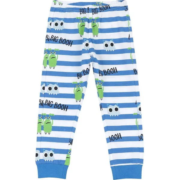 Pigiami|Chicco Pantaloni Pigiama Con Mostri Bianco E Azzurro