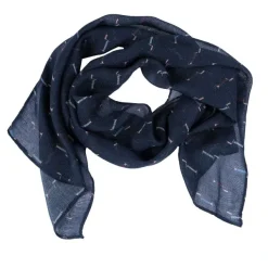 Cappelli, Guanti E Sciarpe|Chicco Pashmina Fantasia Bassotti Blu Scuro