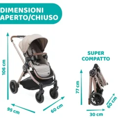 Passeggini|Chicco Passeggino Best Friend Pro Desert Taupe