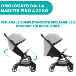 Passeggini|Chicco Passeggino We Cool Grey
