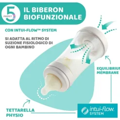 Biberon|Chicco Perfect 5 Biberon 300 Ml - Flusso Veloce