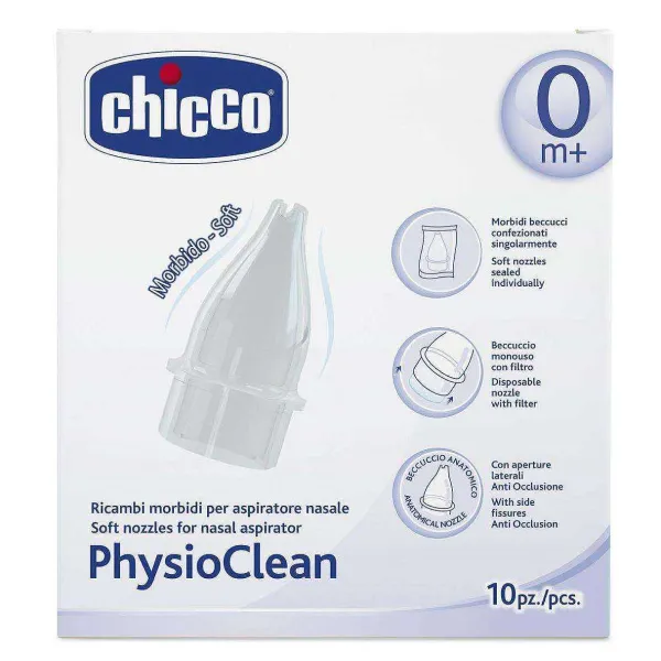 Pulizia Naso|Chicco Physioclean Ricambi Morbidi Per Aspiratore Nasale