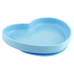Piatti E Posate|Chicco Piatto Cuore In Silicone Con Ventosa Rosa