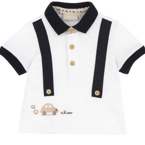 Polo|Chicco Polo Con Manica Corta E Macchinina