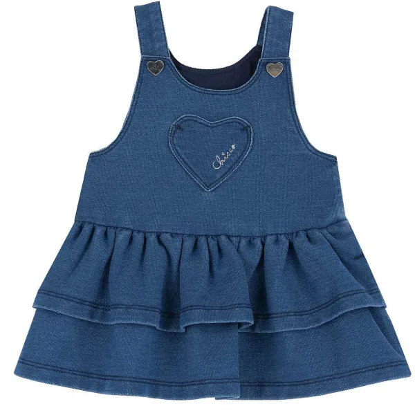 Salopette|Chicco Salopette Gonna Effetto Denim