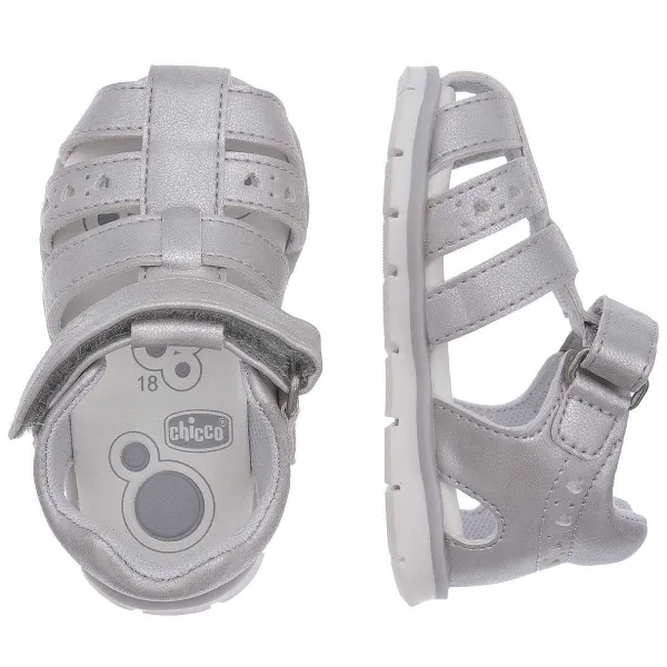 Sandali|Chicco Sandalo Bambina Fozia Argento-020