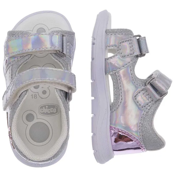 Sandali|Chicco Sandalo Bambina Ghita Argento-020