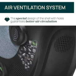 Seggiolini Auto Neonato|Chicco Seggiolino Auto Bi-Seat Air (61-150 Cm) Teal Melange