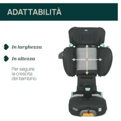 Seggiolini Auto Bimbi Grandi (Dai 3 Anni)|Chicco Seggiolino Auto Fold&Go Air (100-150 Cm)