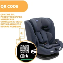 Seggiolini Auto Bimbi Piccoli (Dai 15 Mesi)|Chicco Seggiolino Auto Mokita (76-150 Cm) India Ink