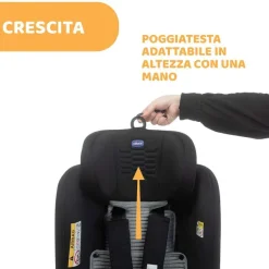Seggiolini Auto Neonato|Chicco Seggiolino Auto Seat2Fit Air (45-105 Cm) Black Air