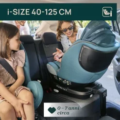Seggiolini Auto Neonato|Chicco Seggiolino Auto Seat3Fit Air (40-125 Cm) Black Melange
