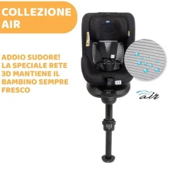 Seggiolini Auto Neonato|Chicco Seggiolino Auto Seat2Fit Air (45-105 Cm) Ink Air