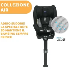 Seggiolini Auto Neonato|Chicco Seggiolino Auto Seat3Fit Zip&Wash Air (40-125 Cm)