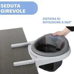 Seggioloni|Chicco Seggiolino Da Tavolo 360 Stone
