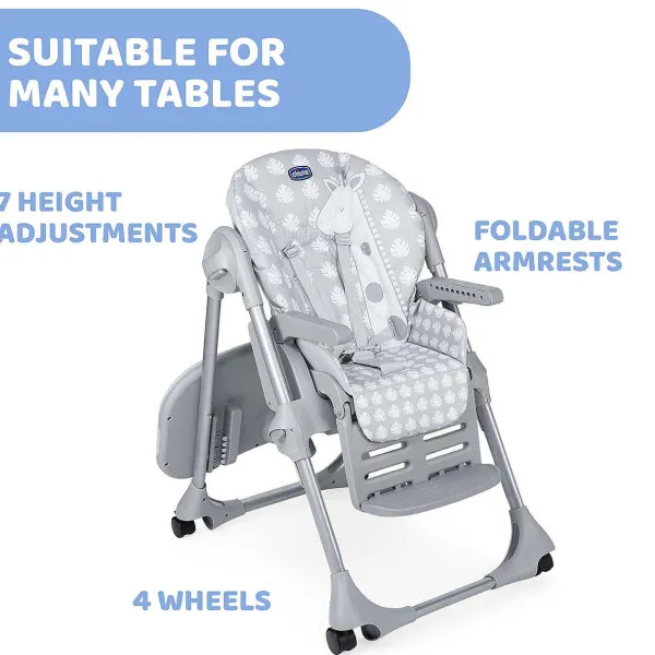 Seggioloni|Chicco Seggiolone Polly Easy Crocodile