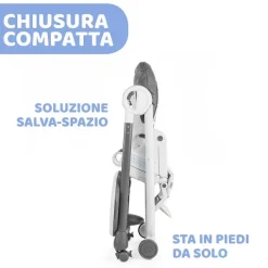 Seggioloni|Chicco Seggiolone Polly Progres5 Grey Melange