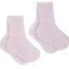 Calze E Collant|Chicco Set 2 Calzini Di Cotone Rosa Chiaro