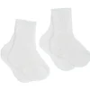 Calze E Collant|Chicco Set 2 Calzini Di Cotone Bianco