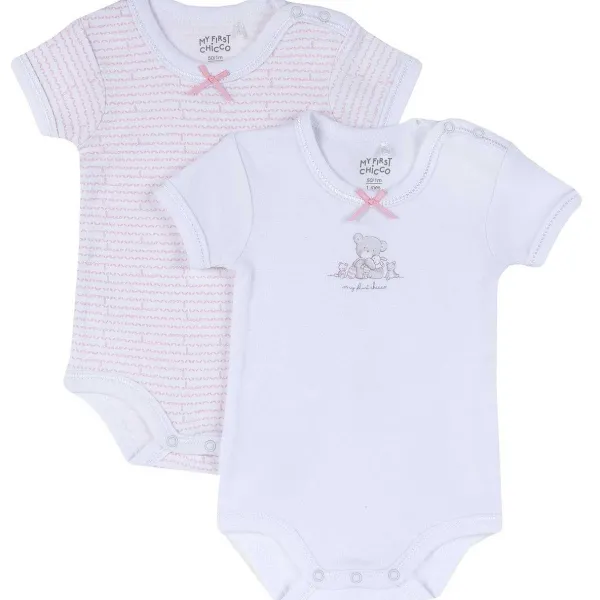 Body|Chicco Set Body Intimo Bianco E Rosa