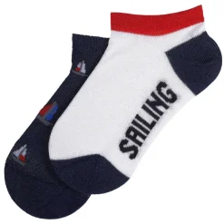 Calze E Collant|Chicco Set Calzini Modello Fantasmino Bianco E Blu