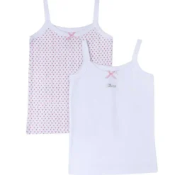 Body|Chicco Set Canottiere Con Spallina Stretta E Fiocchetto