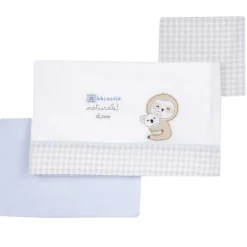 Lenzuola|Chicco Set Lenzuola E Federa Per Il Lettino Con Orsetti