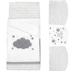 Copertine|Chicco Set Piumino, Paracolpi, Lenzuola E Federa Con Stelline
