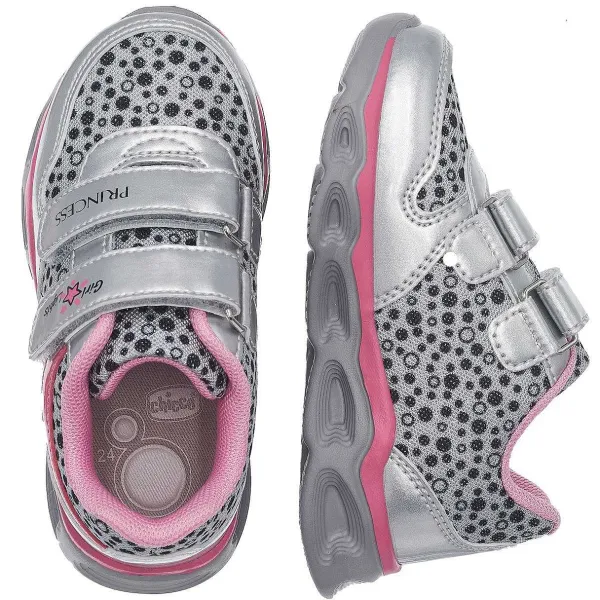 Sneakers|Chicco Sneakers Bambina Corral Argento-020
