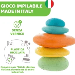 Incastri E Impilabili|Chicco Stone Balance Eco+