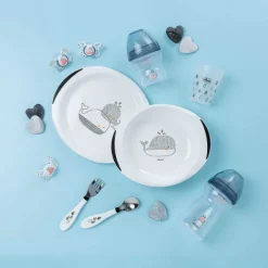 Succhietti Physioforma|Chicco Succhietto Physioforma Comfort 0-6M Black&White Limited Edition (Tettarella In Silicone) Balene/ Whales