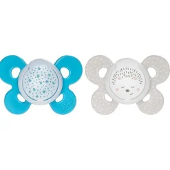 Succhietti Physioforma|Chicco Succhietto Physioforma® Comfort 16-36M (2 Pcs) Silicone Hedgehog And Stars