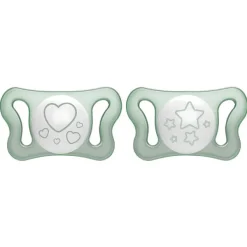 Succhietti Physioforma|Chicco Succhietto Physioforma® Micr 0-2M (2 Pcs) Cuori- Stelle