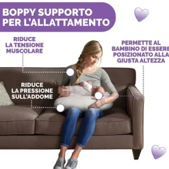 Boppy Supporti Allattamento|Chicco Supporto Allattamento Boppy Grigio