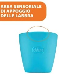 Tazze|Chicco Tazza In Silicone Azzurro