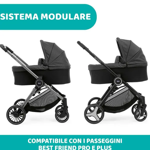 Trio E Sistemi Modulari|Chicco Trio Best Friend Pro Con Kory Essential Pirate Black