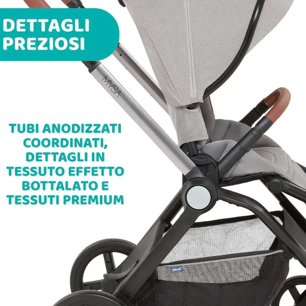 Trio E Sistemi Modulari|Chicco Trio Mysa Con Kory Essential Silver Grey
