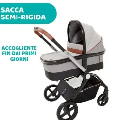 Trio E Sistemi Modulari|Chicco Trio Mysa Con Kory Essential Silver Grey