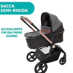 Trio E Sistemi Modulari|Chicco Trio Mysa Con Kory Essential Black Satin