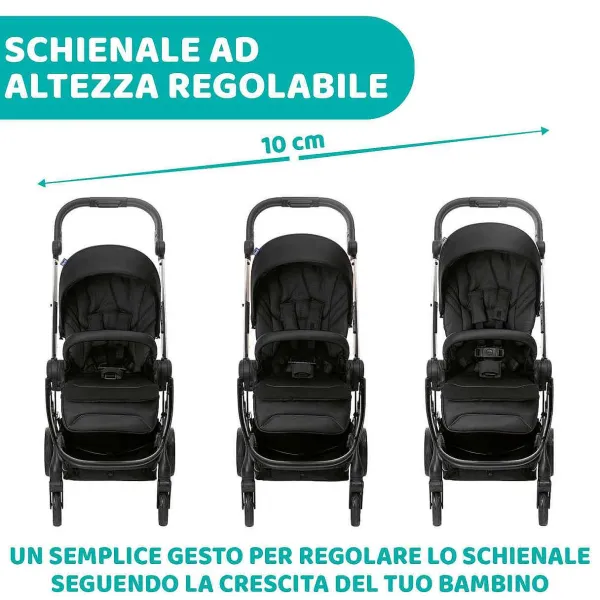Trio E Sistemi Modulari|Chicco Trio One4Ever Con Kory Essential Pirate Black