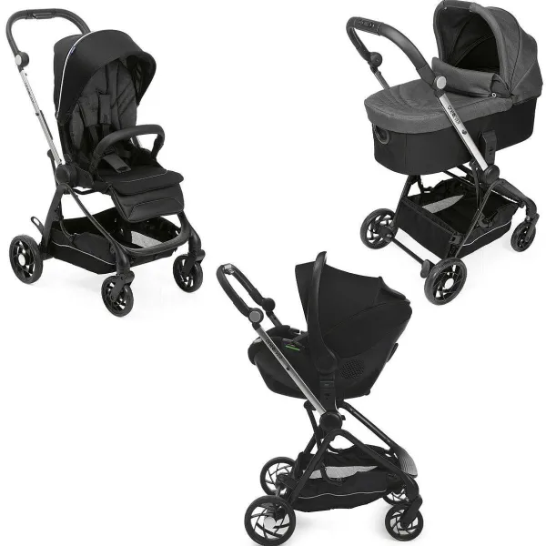 Trio E Sistemi Modulari|Chicco Trio One4Ever Con Kory Essential Pirate Black