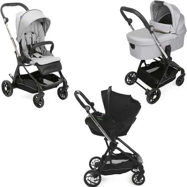 Trio E Sistemi Modulari|Chicco Trio One4Ever Con Kory Essential Silverleaf