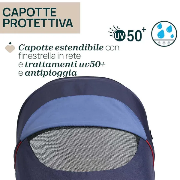 Trio E Sistemi Modulari|Chicco Trio Seety Con Kory Essential Oxford Blu