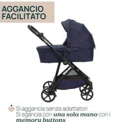 Trio E Sistemi Modulari|Chicco Trio Seety Con Kory Essential Oxford Blu