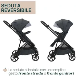 Trio E Sistemi Modulari|Chicco Trio Seety Con Kory Essential Boston Grey