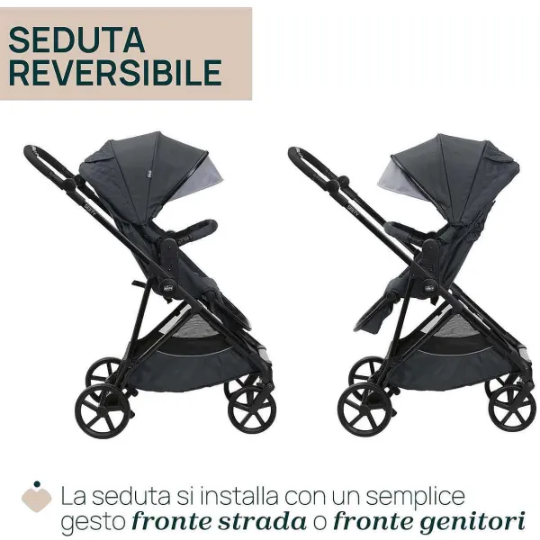 Trio E Sistemi Modulari|Chicco Trio Seety Con Kory Essential Boston Grey
