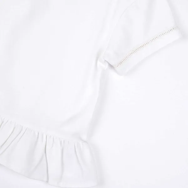 T-Shirt|Chicco T-Shirt Con Colletto E Rouche