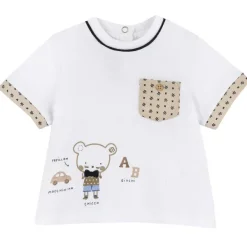 T-Shirt|Chicco T-Shirt Con Dolce Stampa Bianco