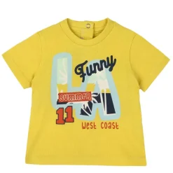 T-Shirt|Chicco T-Shirt Con Simpatica Stampa Giallo Medio