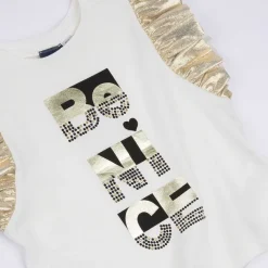 T-Shirt|Chicco T-Shirt Con Stampa E Maniche Arricciate